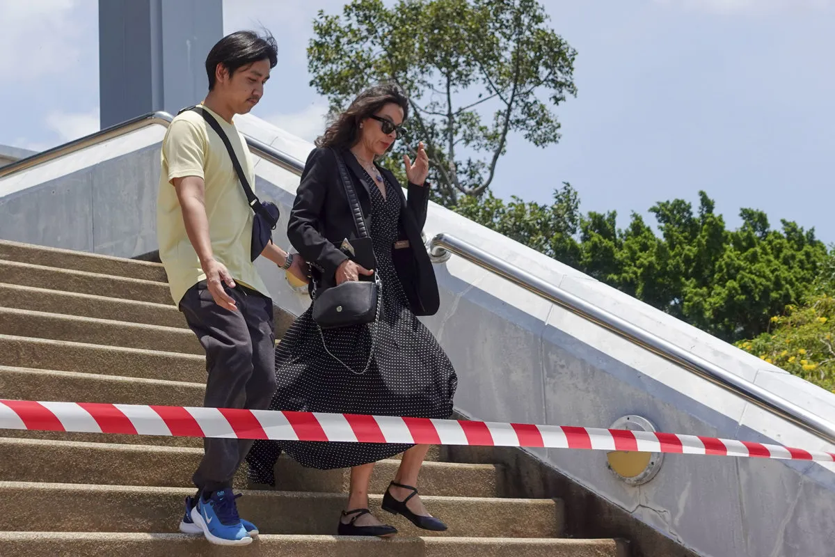 Silvia Bronchalo, en el tribunal de Koh Samui.