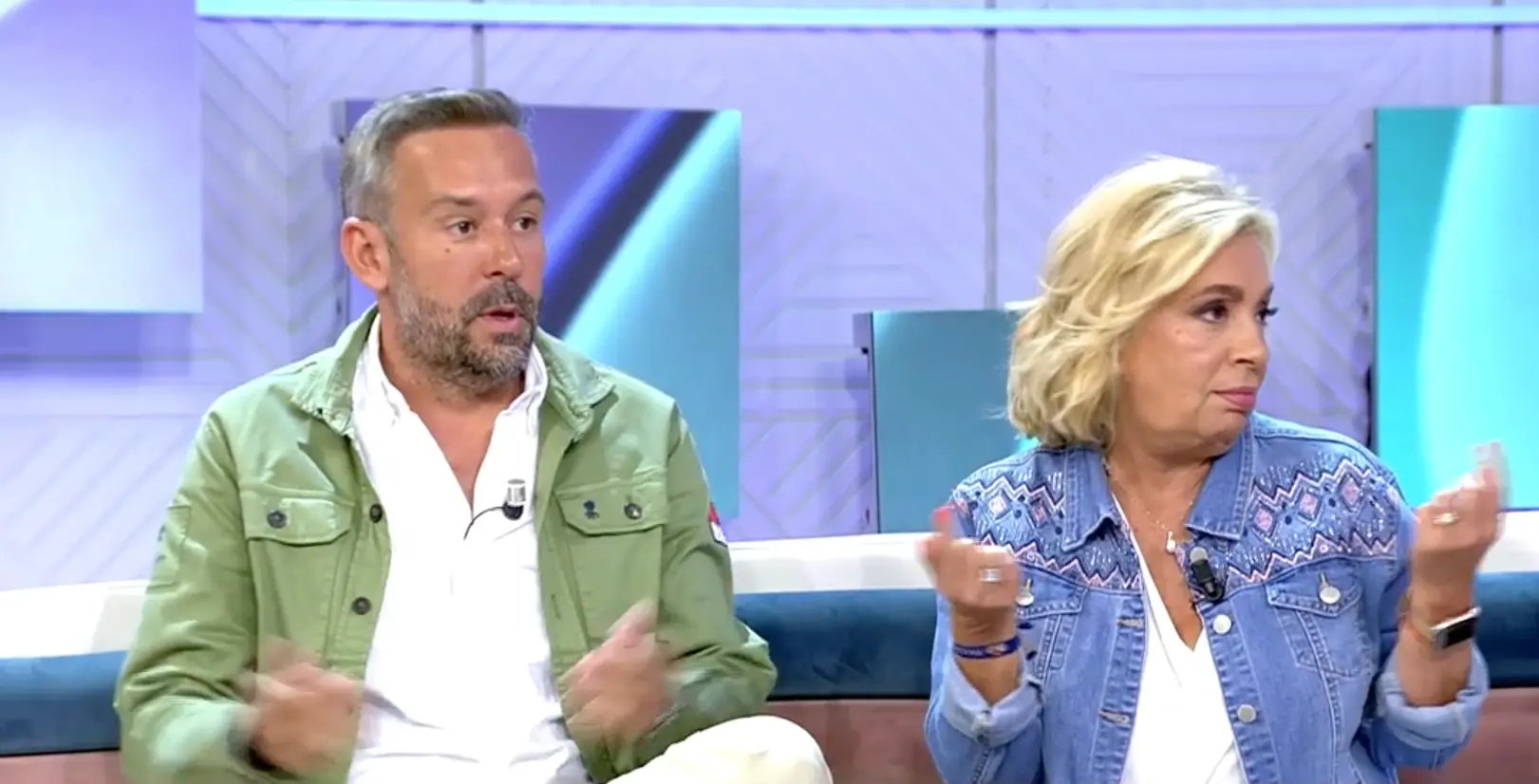 Kike Calleja y Carmen Borrego en 'Vamos a ver'.