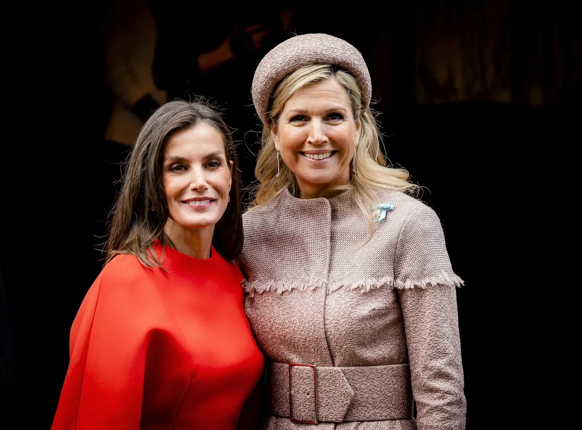 Las reinas Letizia y Máxima, en Ámsterdam.