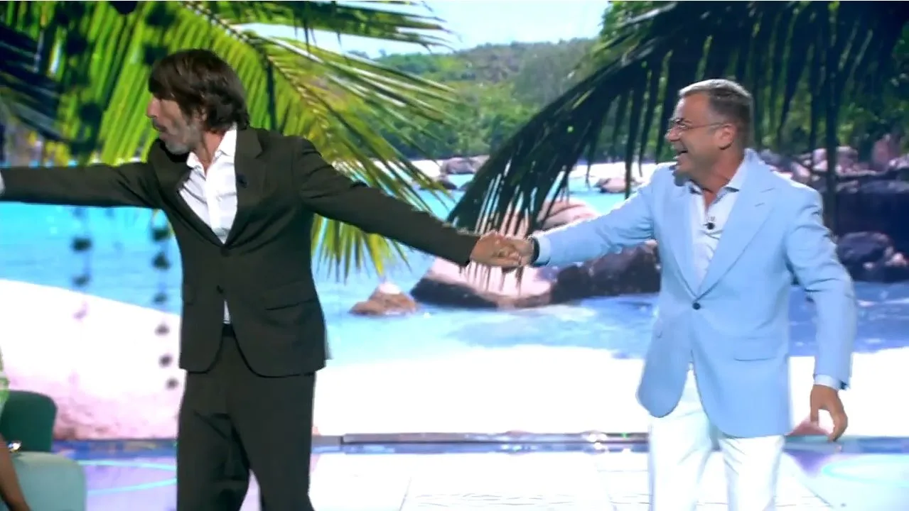 Santi Millán y Jorge Javier en 'Supervivientes'.