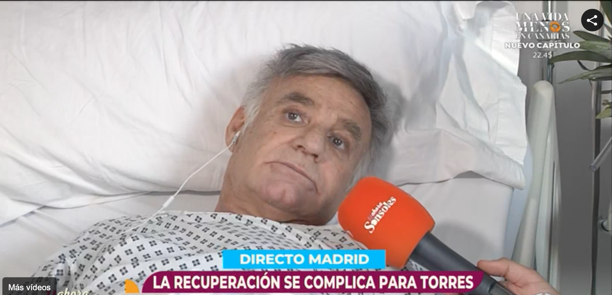 Joaquín Torres agotado tras su operación