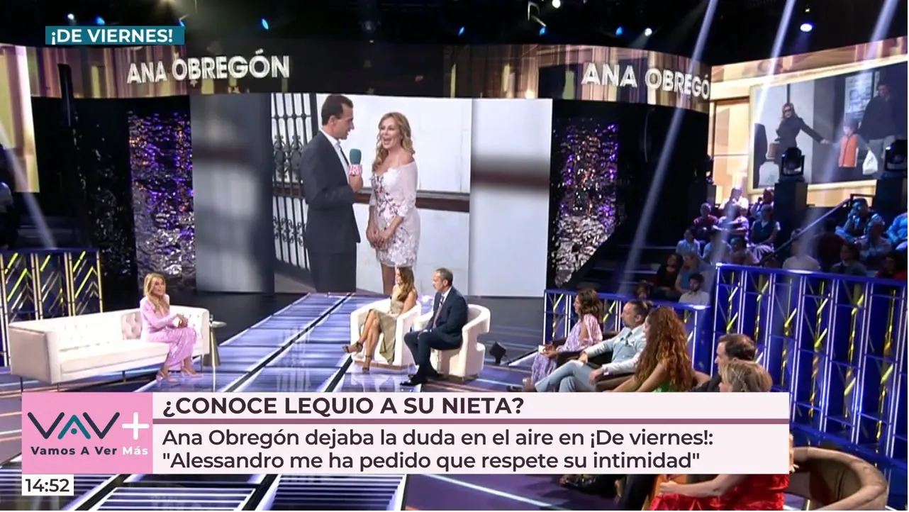 Ana Obregón en 'De viernes'.