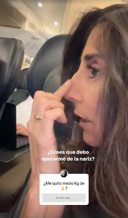 Paz Padilla pide consejo para operarse la nariz.
