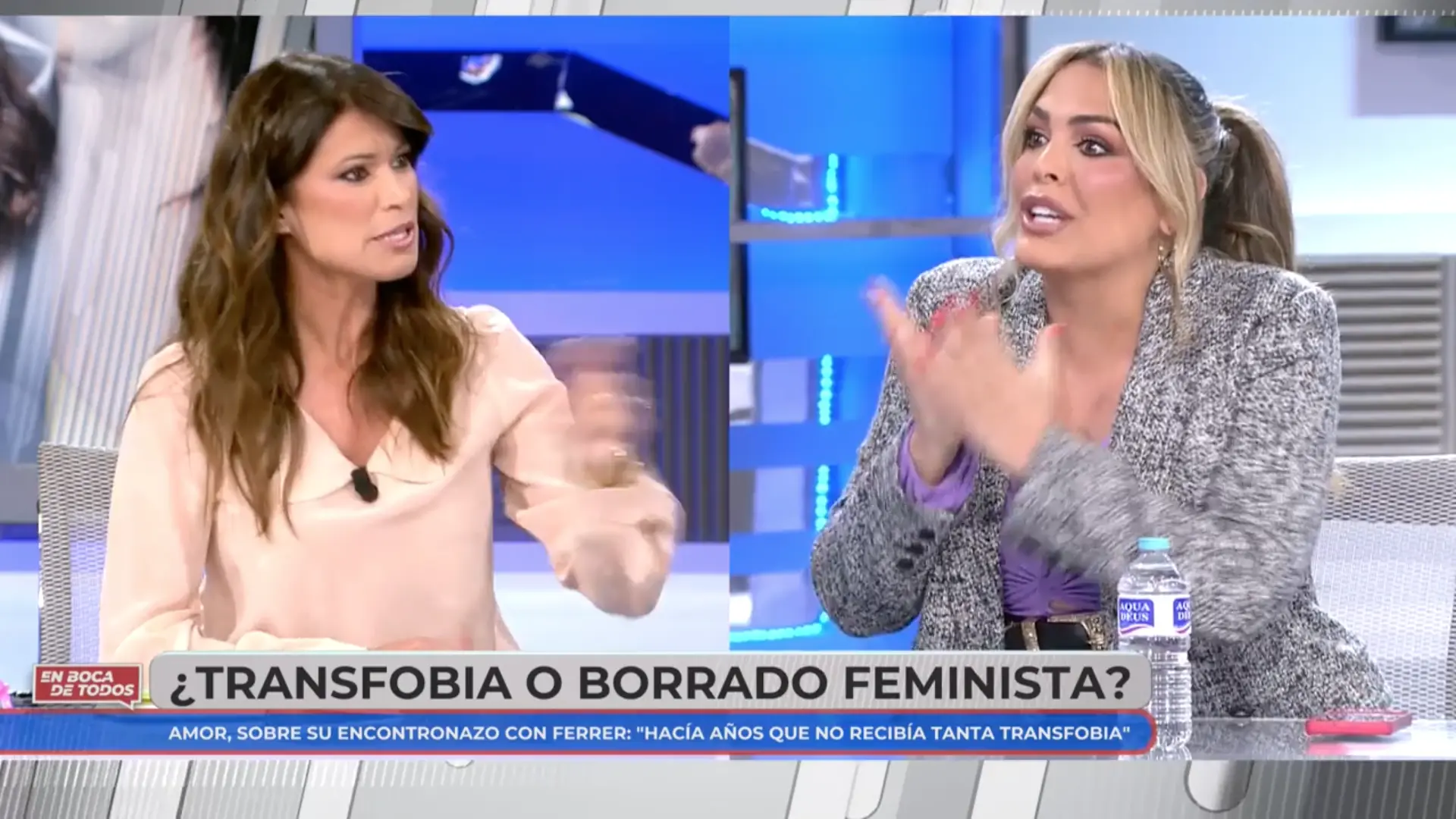 Sonia Ferrer y Amor Romeira en 'En boca de todos'.