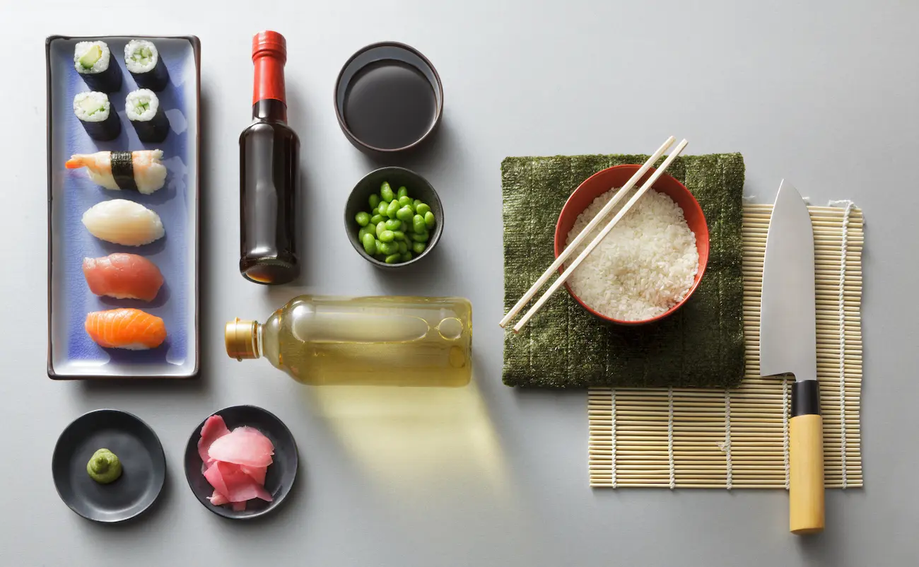 Sushi ingredientes