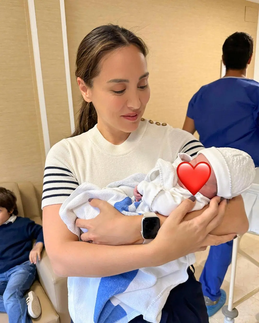 Tamara Falcó con su sobrino Martín Verdasco Boyer.