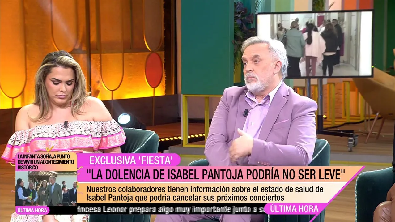 En 'Fiesta' hablan de la enfermedad de Isabel Pantoja.