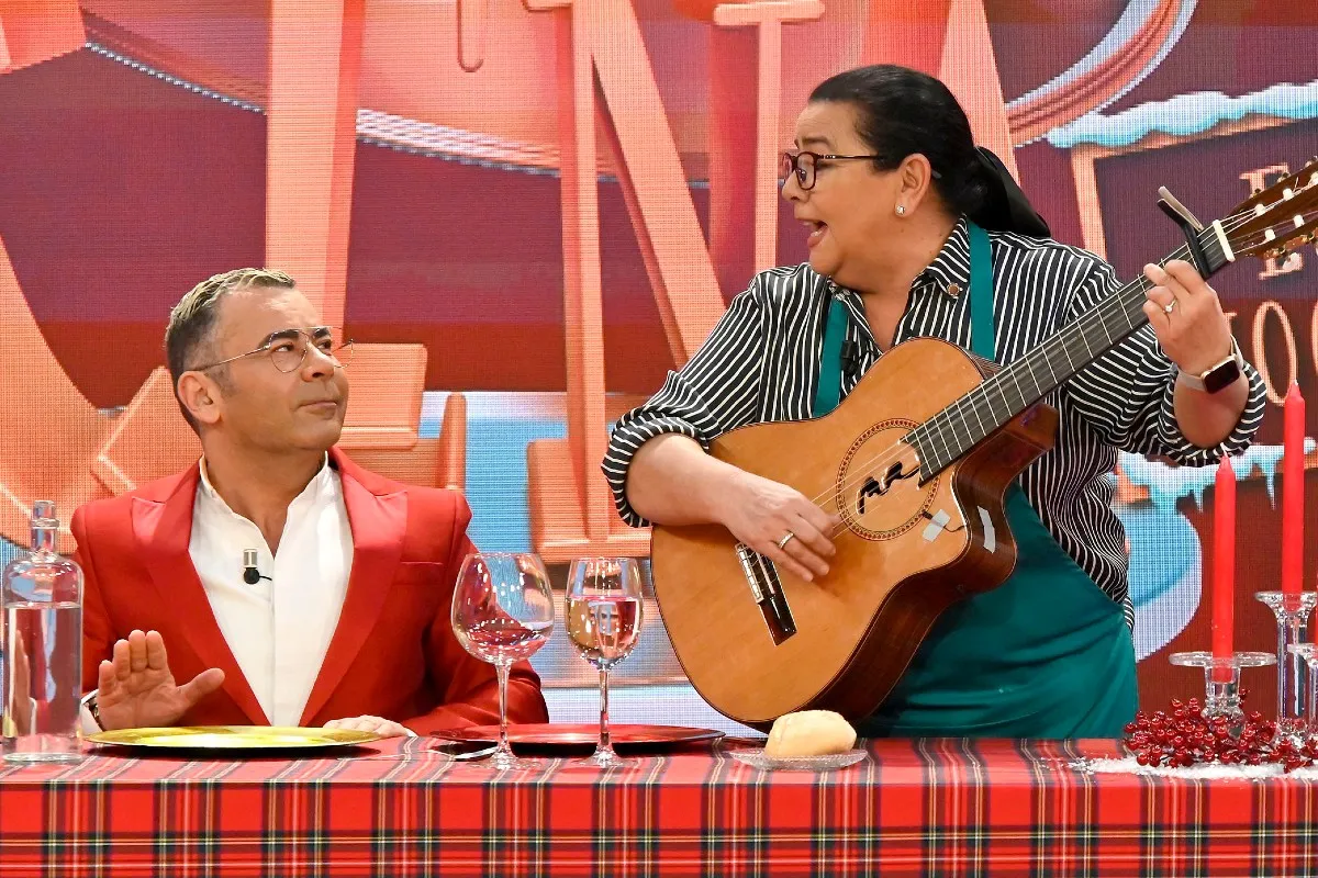 María del Monte y Jorge Javier en 'La última cena'.