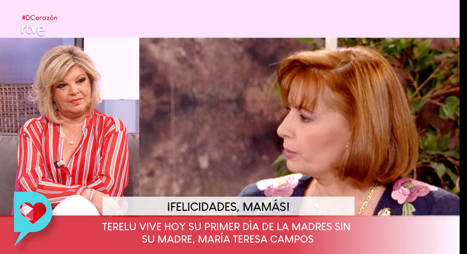 Terelu Campos en el Día de la Madre en 'DCorazón'