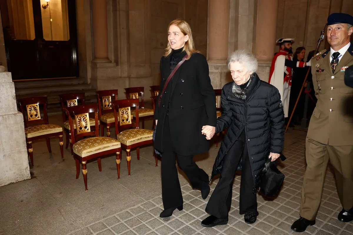 Infanta Cristina con su tía, Irene de Grecia