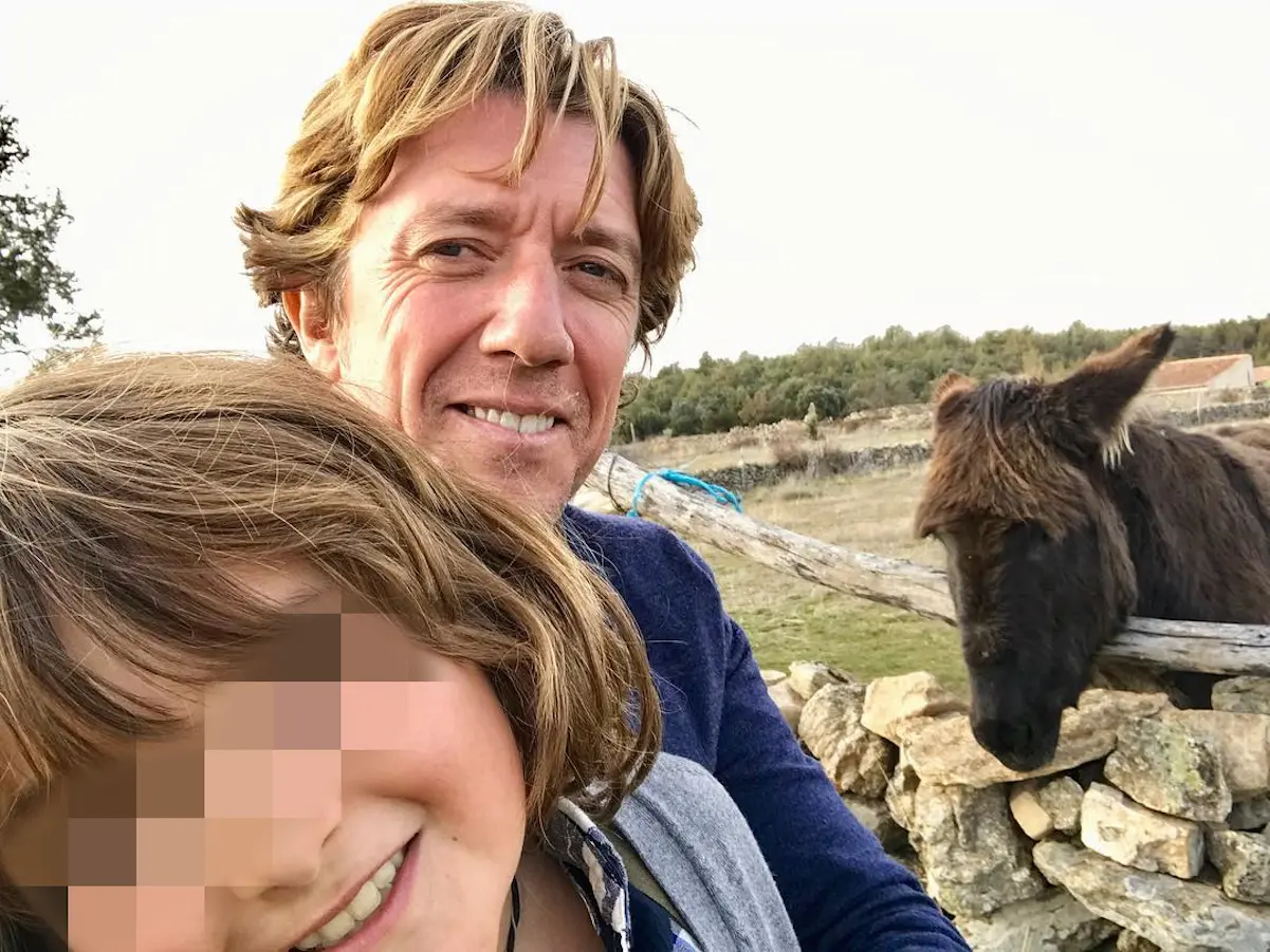 COLATE CON SU HIJO ANDREA en Pedraza