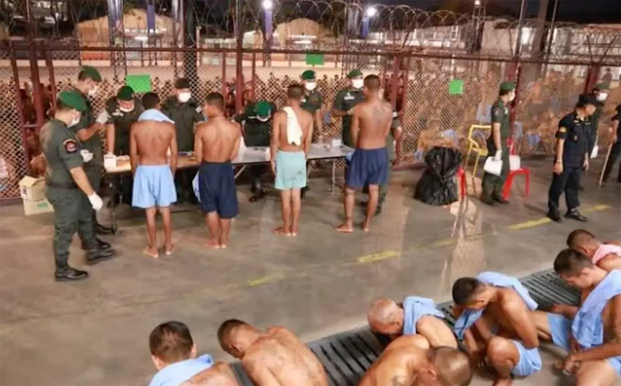 Otra imagen de la cárcel de Surat Thani, donde Daniel Sancho está ingresado en un módulo de alta seguridad.
