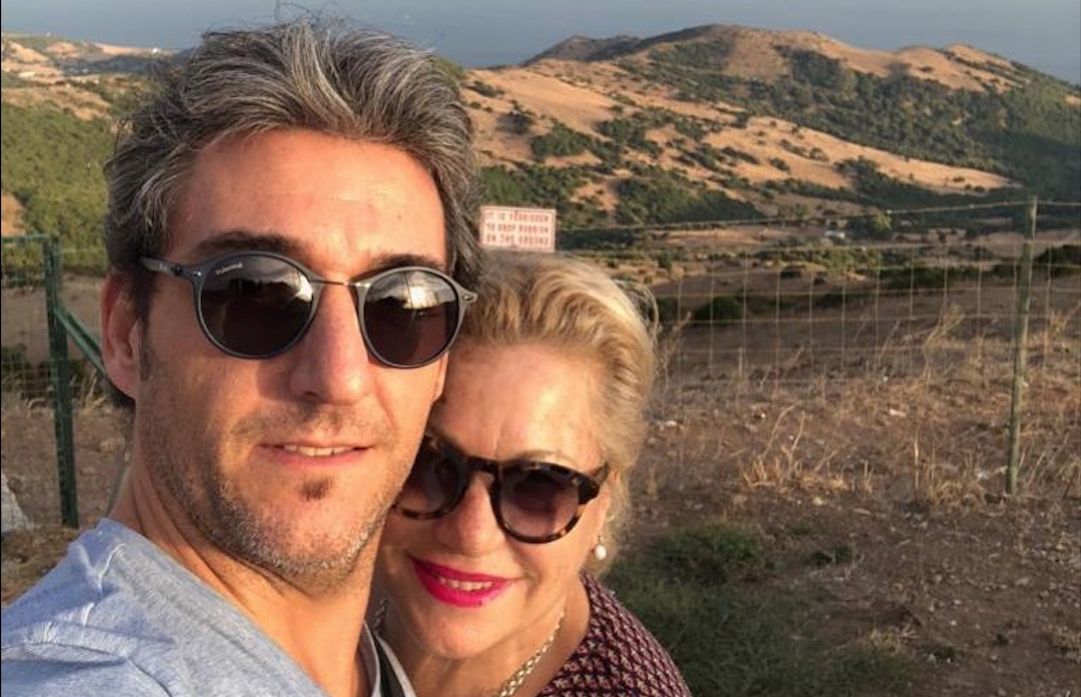 Mayte Zaldívar y Fernando Marcos en una foto antigua de redes sociales.