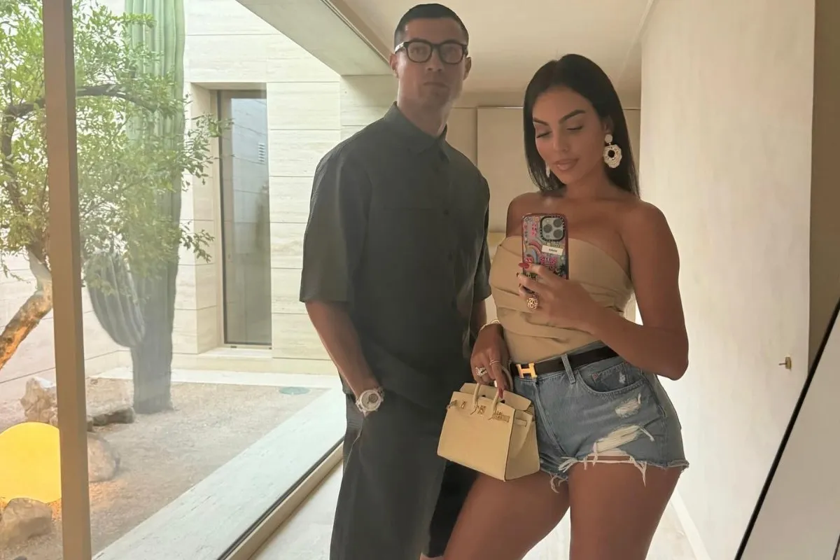 Georgina Rodríguez y Cristiano Ronaldo.