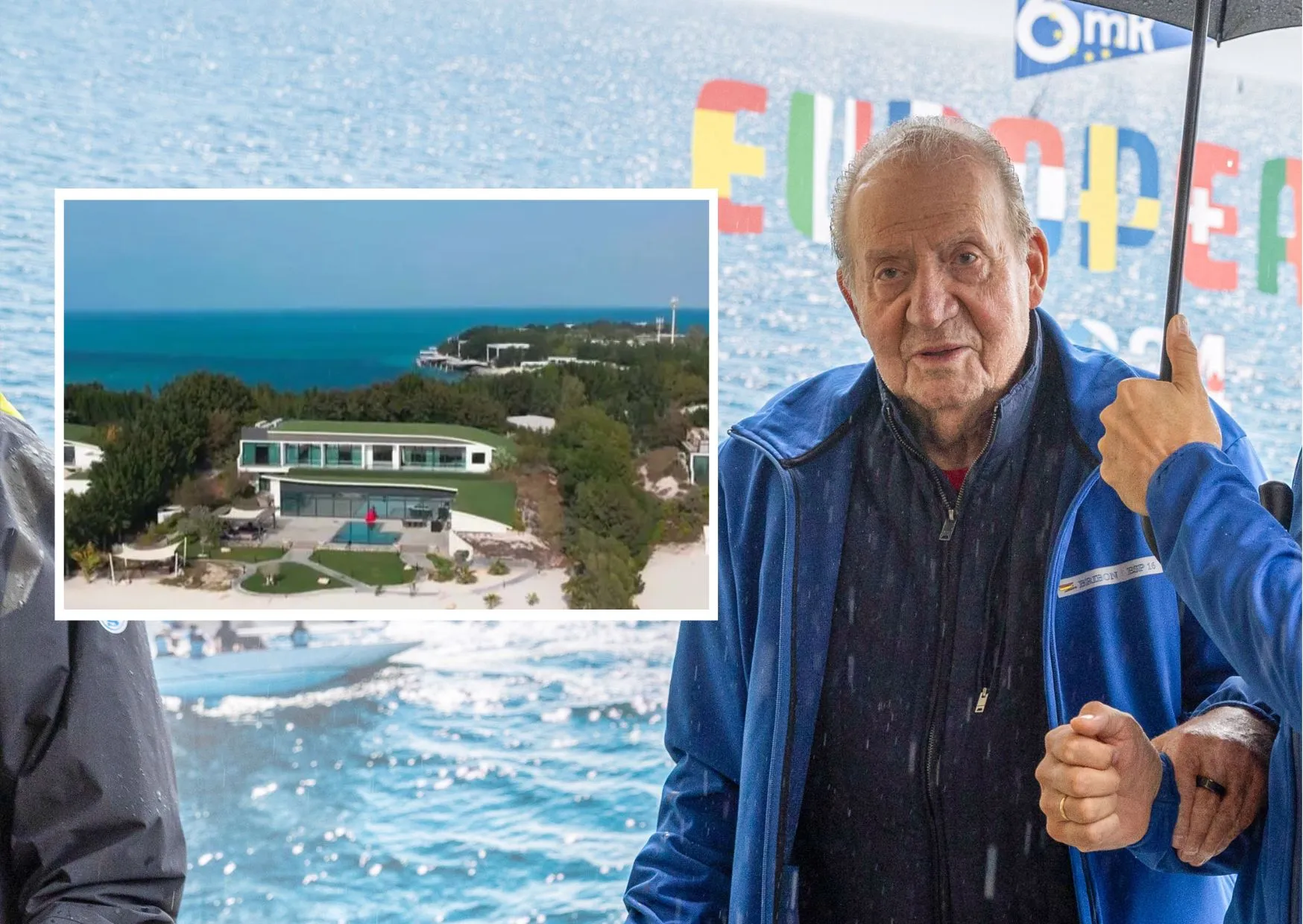 Un jeque ha donado una casa a Juan Carlos I.
Foto mansión: 'Fiesta'.