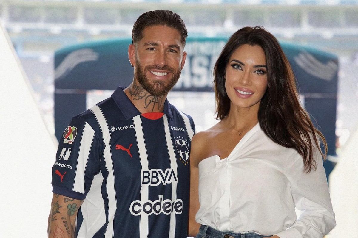 Sergio Ramos y Pilar Rubio, ya en México.