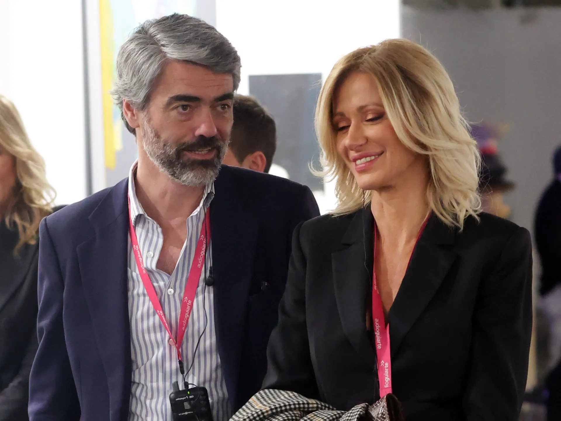 Susanna Griso y Luis Enríquez en ARCO (Imagen: EP)