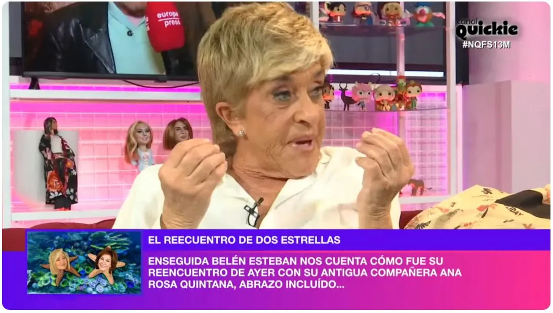 Chelo García Cortés hablando de José Manuel Parada en 'Ni que fuéramos...'.