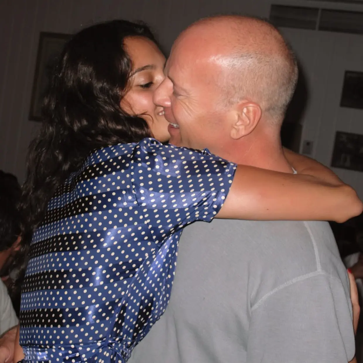 Bruce Willis con su mujer
