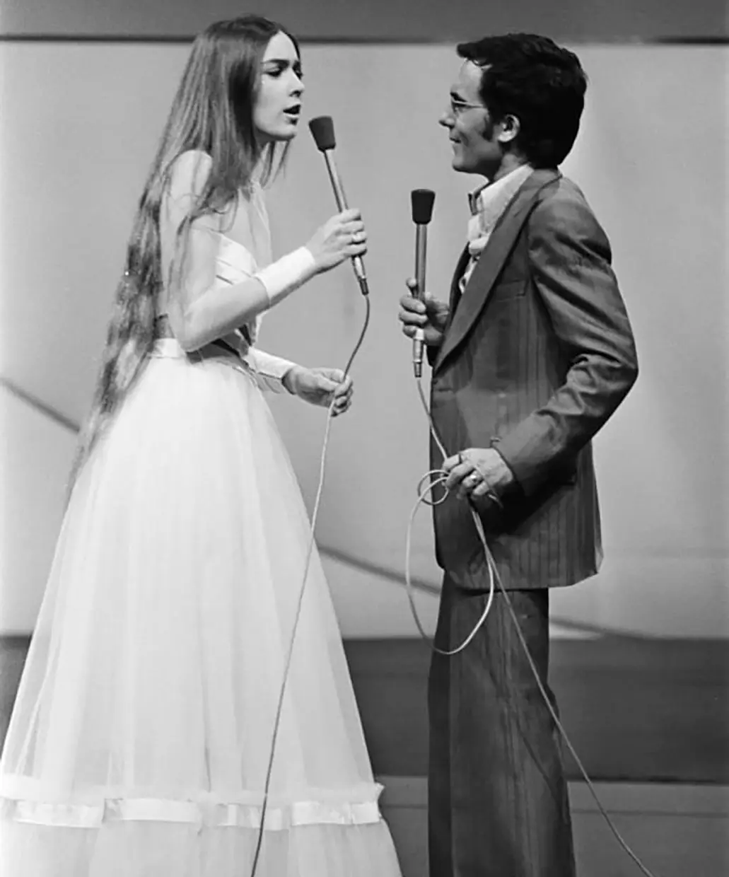 Al Bano y Romina Power actuando en una foto de archivo