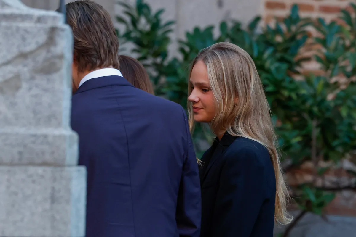 Irene Urdangarin en el funeral de Gómez Acebo (EFE).