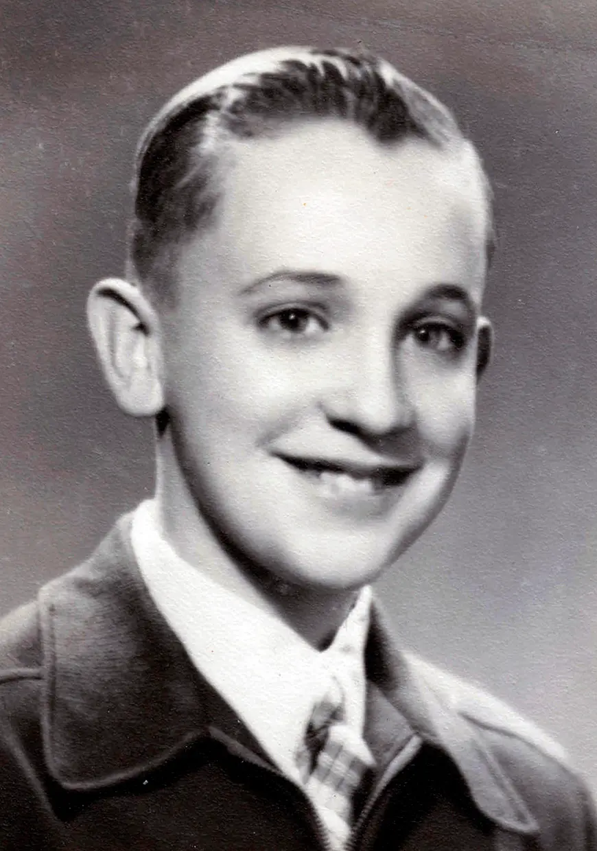 El papa Francisco cuando era niño.