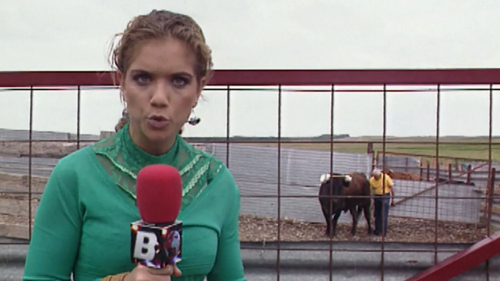 Beatriz Trapote de joven, periodista