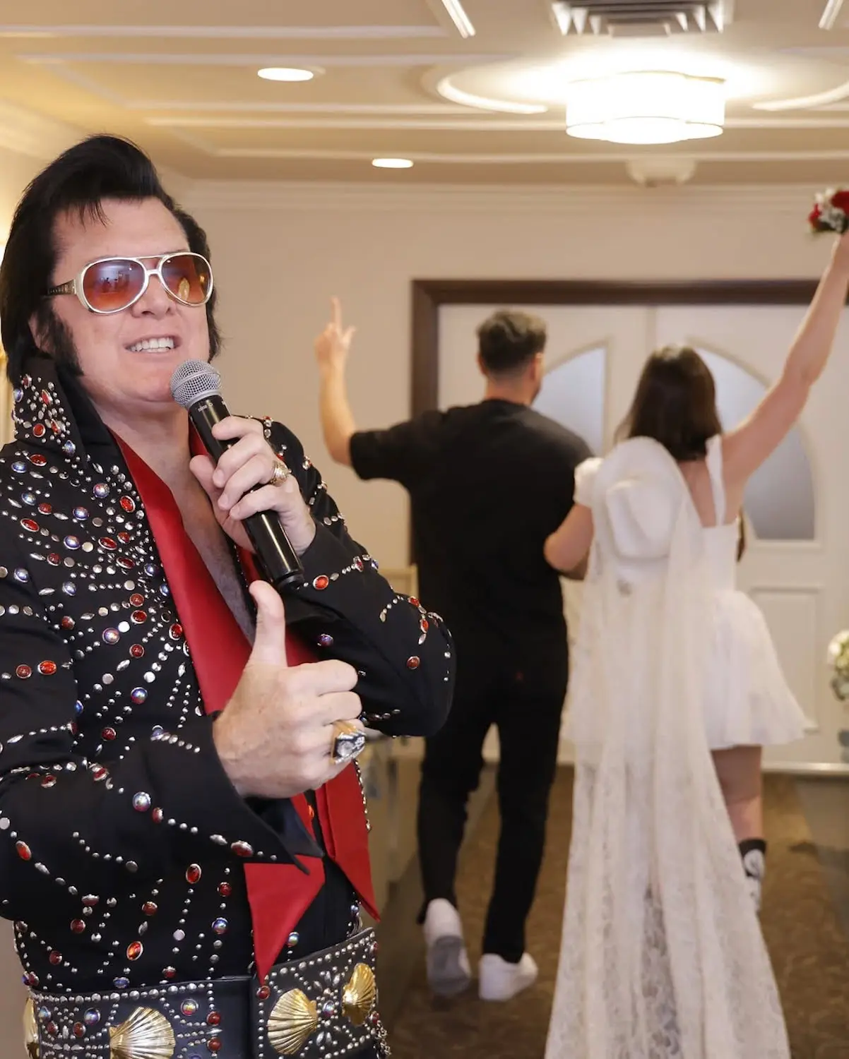 Inés Hernand boda en Las vegas