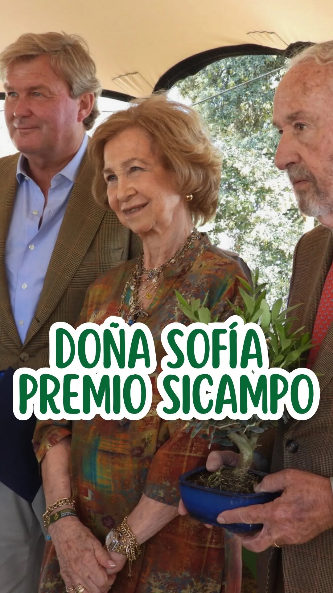 La reina Sofía en el premio Sicampo.