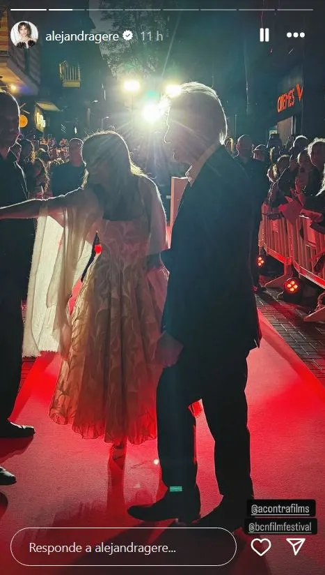 Alejandra y Richard Gere en el BCN Film Fest.