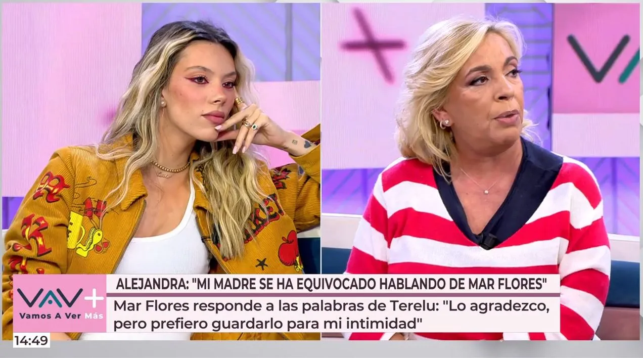 Carmen Borrego ha apoyado a Terelu frente a Alejandra Rubio.