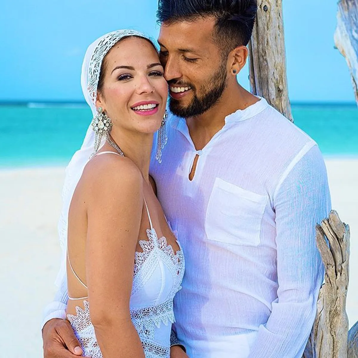 Tamara Gorro y Ezequiel Garay.