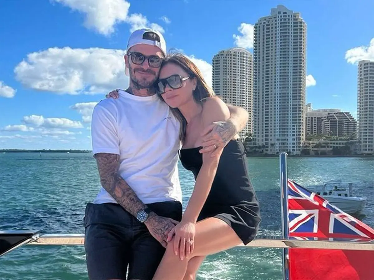 David y Victoria Beckham en Dubai