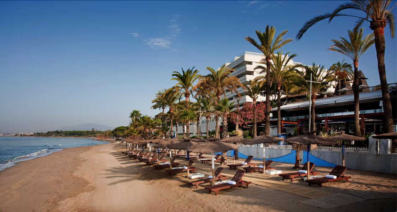 El lujoso hotel donde se aloja Vicky Martín Berrocal en Marbella.
