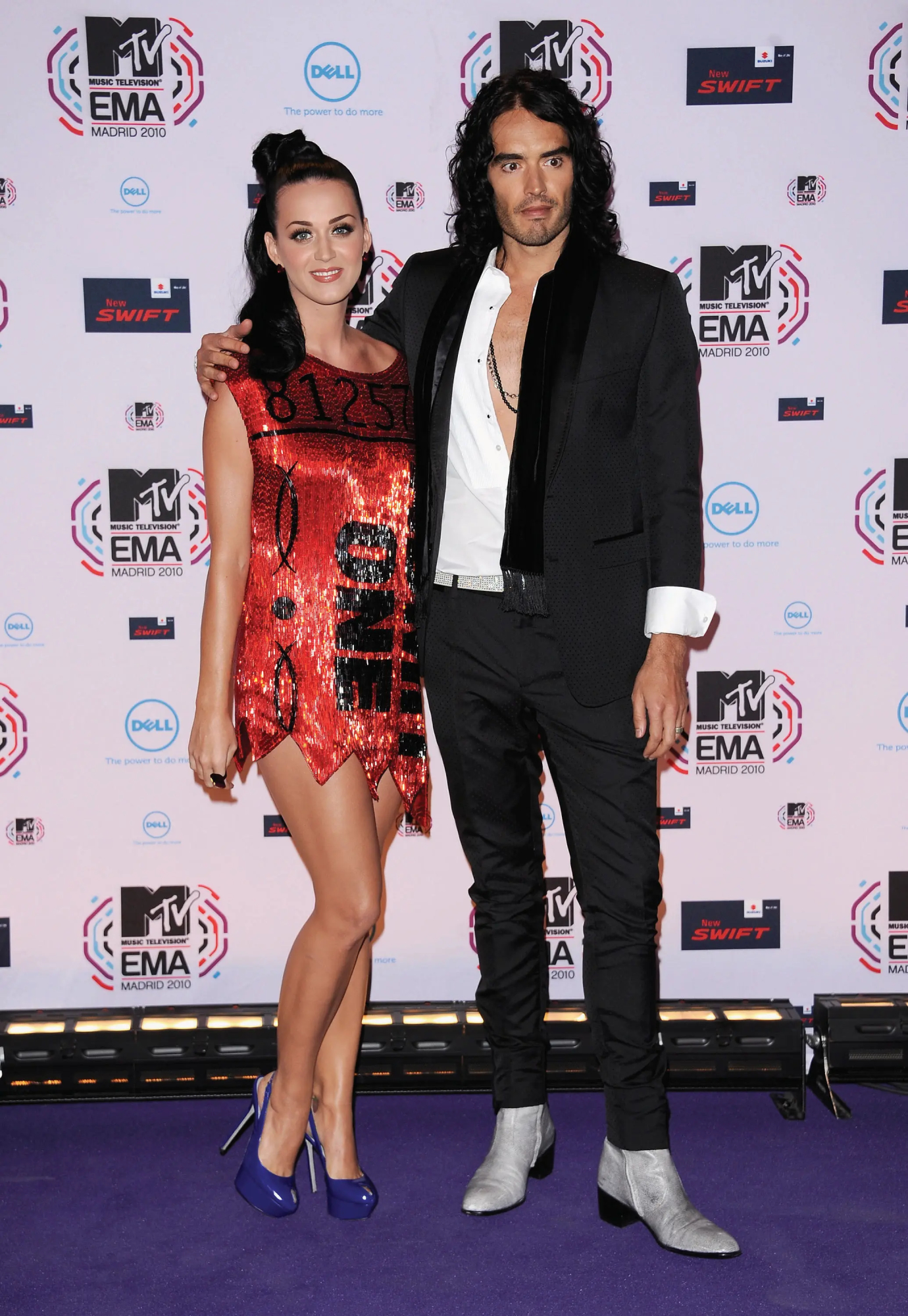 Russell Brand y Katy Perry.