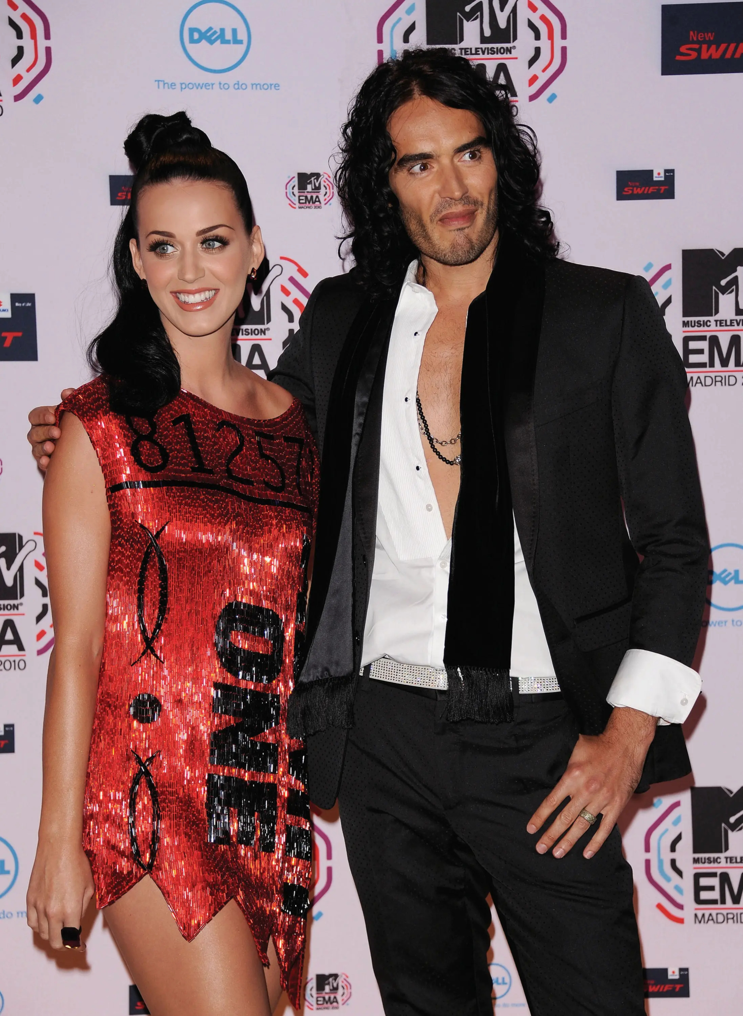 Russell Brand y Katy Perry.