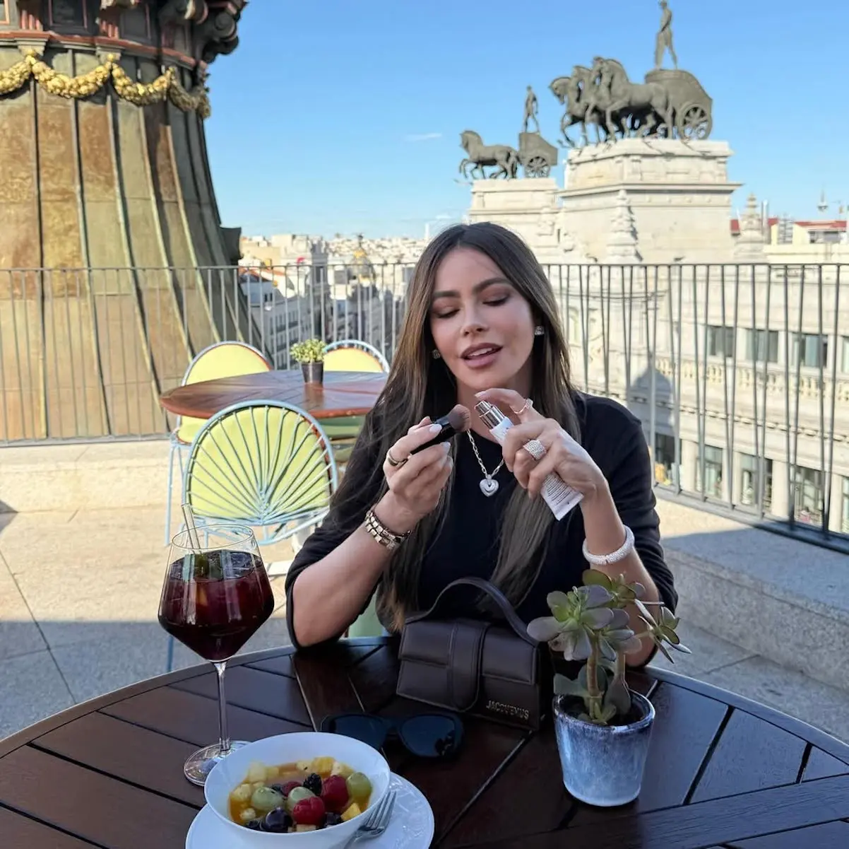 Sofía Vergara terraza Madrid