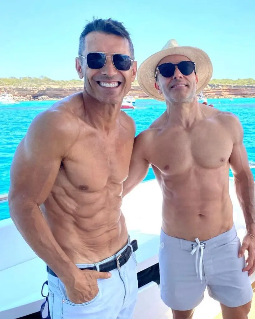 Jesús Vázquez y su novio, Roberto