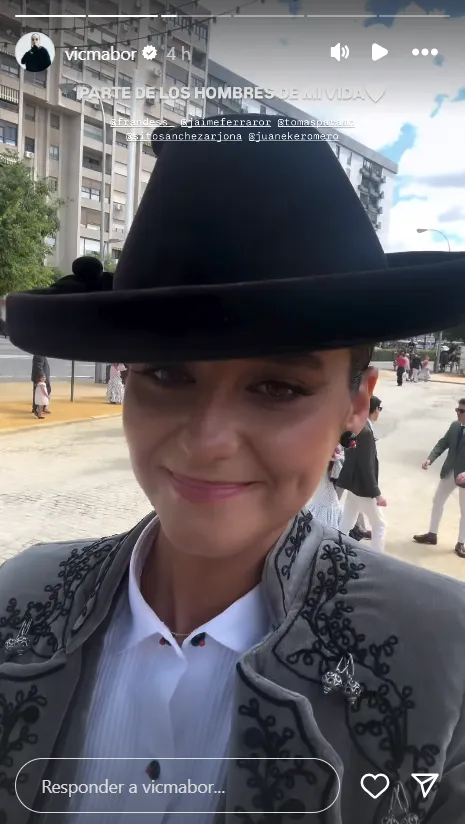 Imagen de story de Victoria Federica en la feria de abril de Sevilla