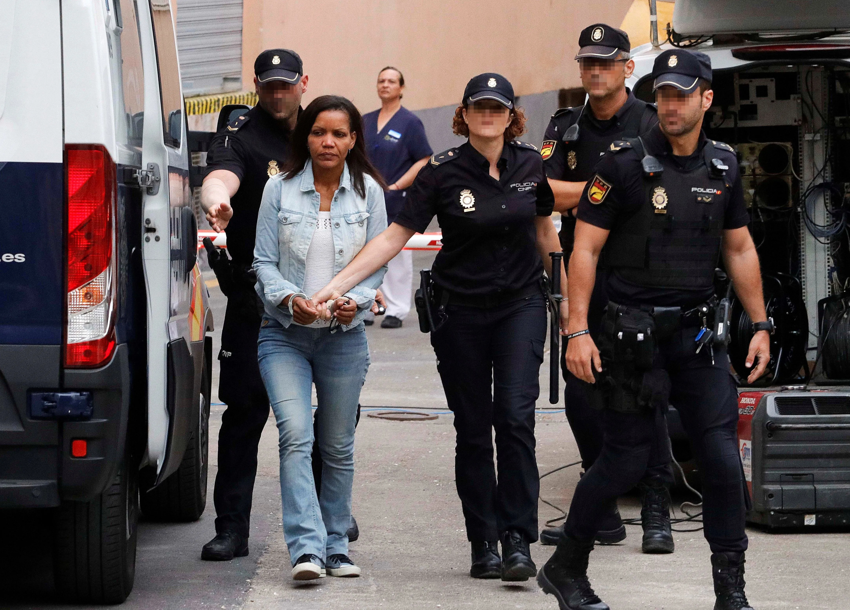 Ana Julia Quezada, detenida.