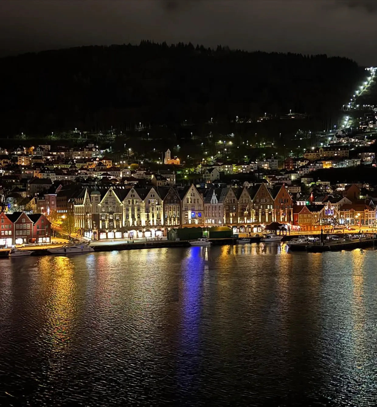 Lofoten de noche.