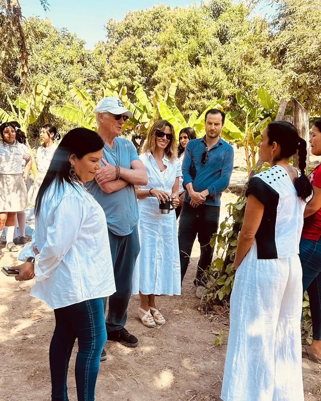 Alejandra Gere y Richard Gere en México.