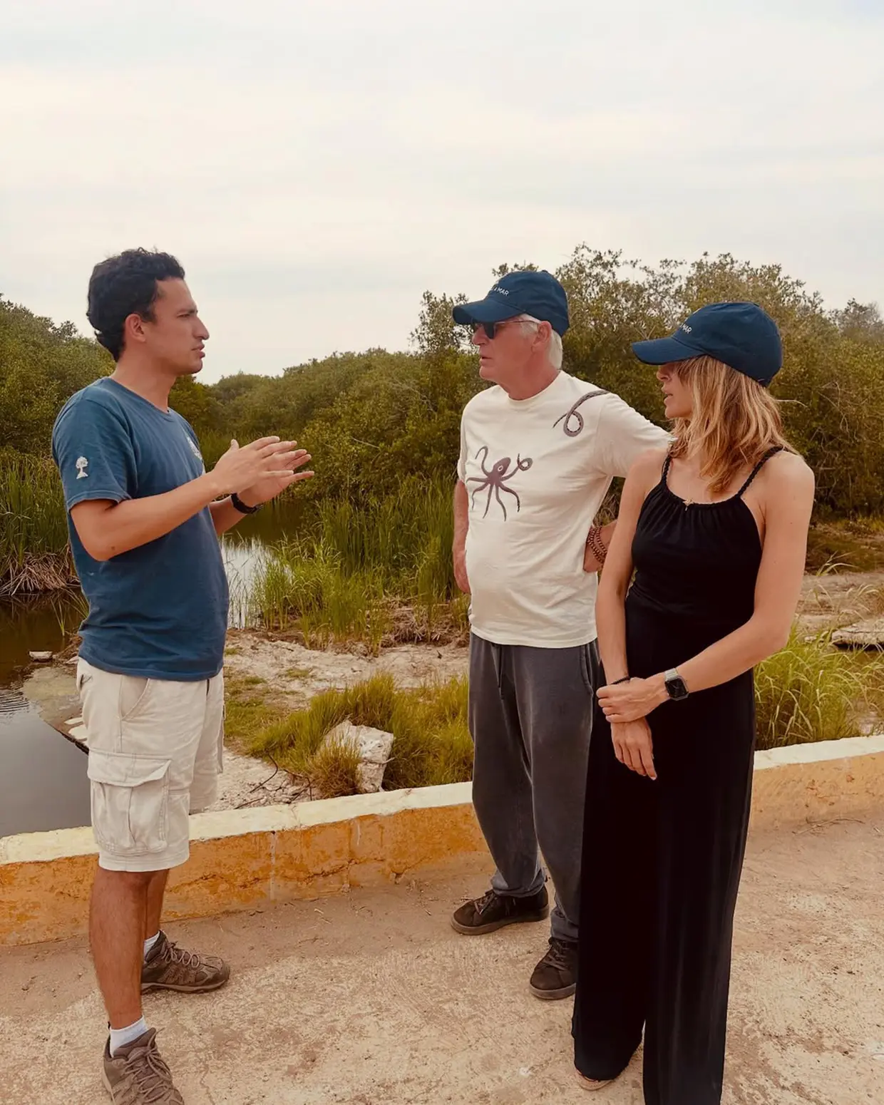 Alejandra Gere y Richard Gere en México.