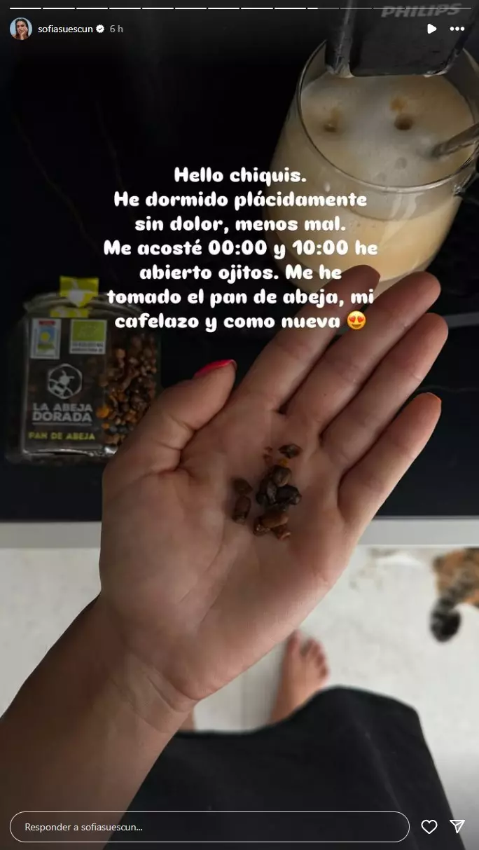 Historia de Instagram de Sofía Suescun.