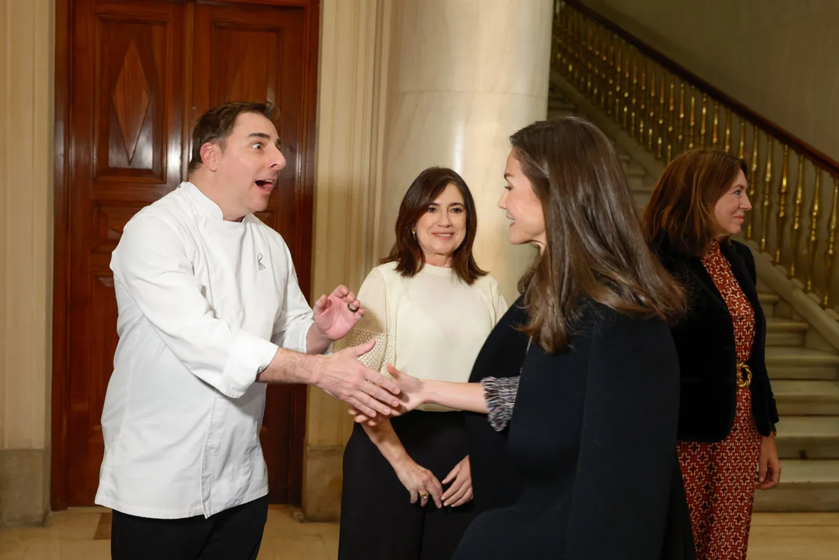 Jordi Roca y la reina Letizia.