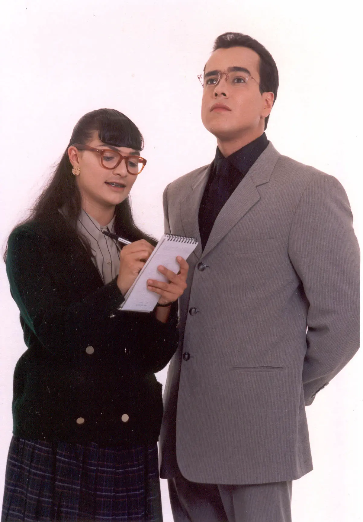 Jorge Enrique Abello y Ana María Orozco, actores de la serie "Bettty la fea".
