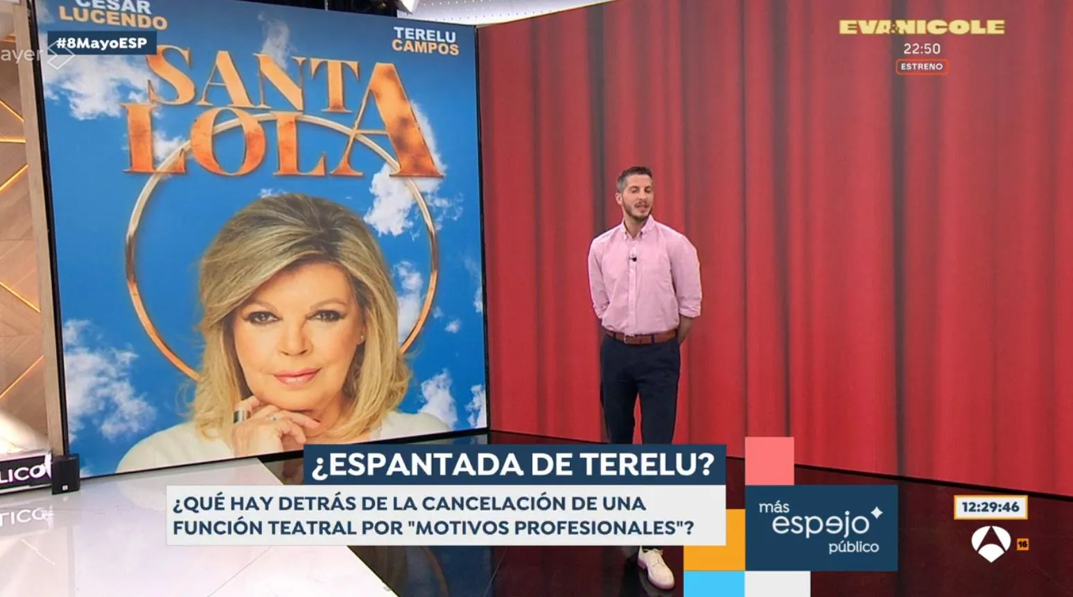 En 'Espejo público' hablan de la cancelación de la obra de teatro de Terelu Campos.