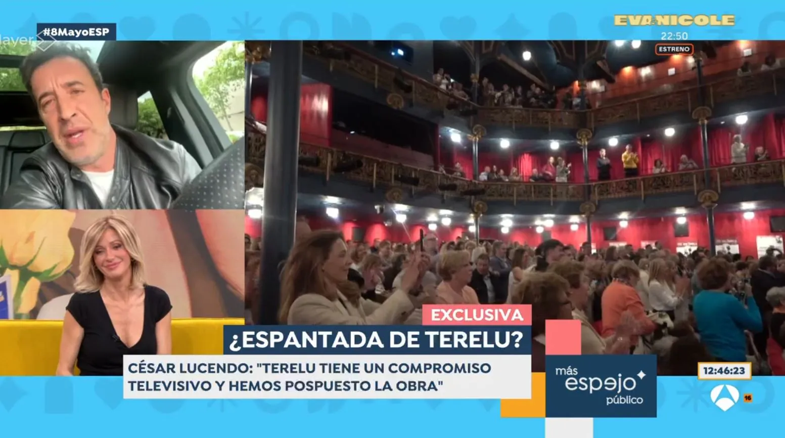 César Lucendo habla de la cancelación de 'Santa Lola'.
