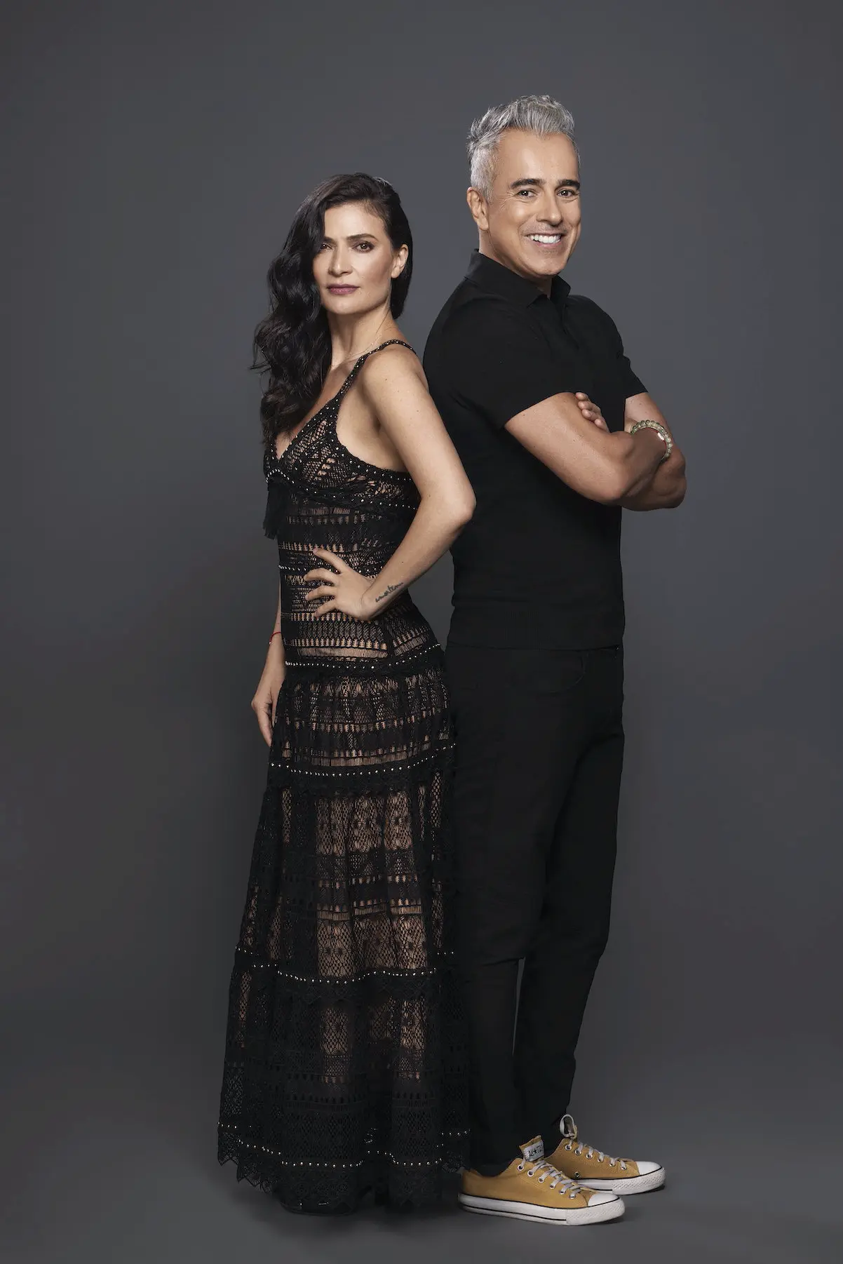 Jorge Enrique Abello y Ana Maria Orozco actores de "Bettty la fea" 25 años después
