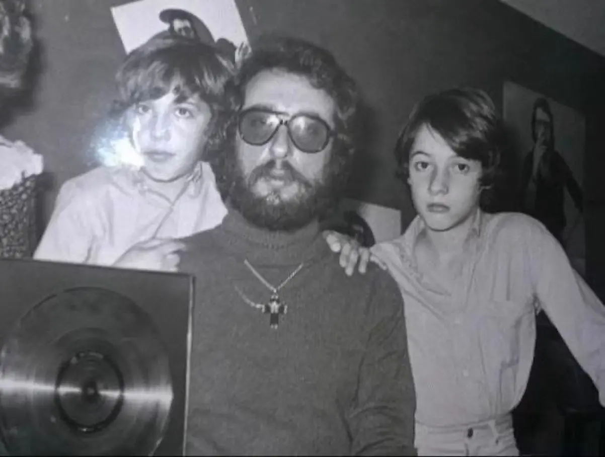 Eugenio con su hijo Gerard Jofra